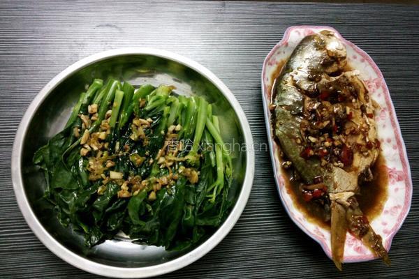 豉汁蒸仓鱼的做法图解4