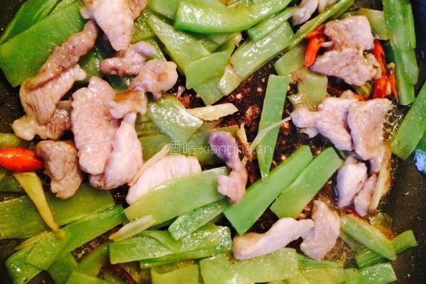 莴苣炒肉片的做法图解7