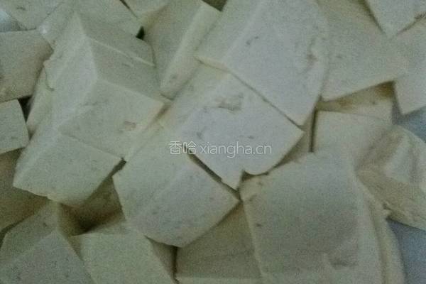 雪里红炖豆付的做法图解1
