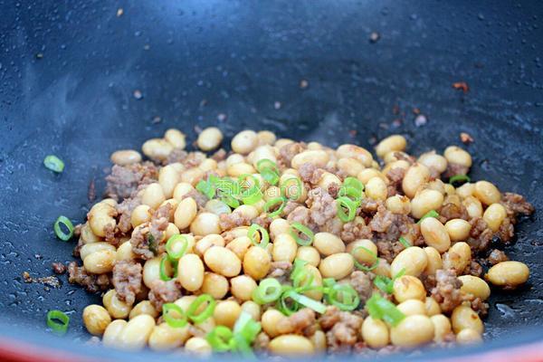 肉末黄豆的做法图解8