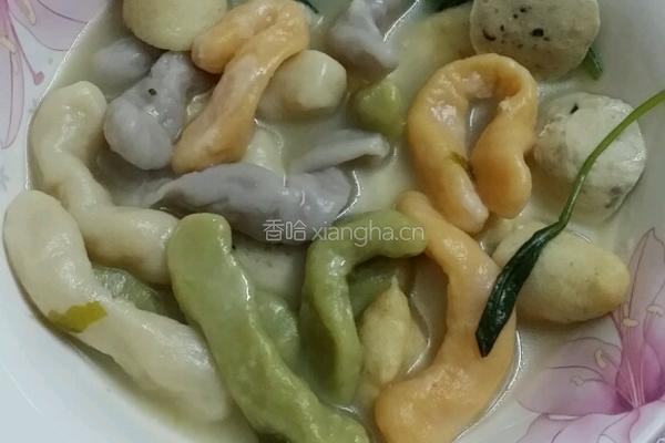 彩色面条的做法图解6