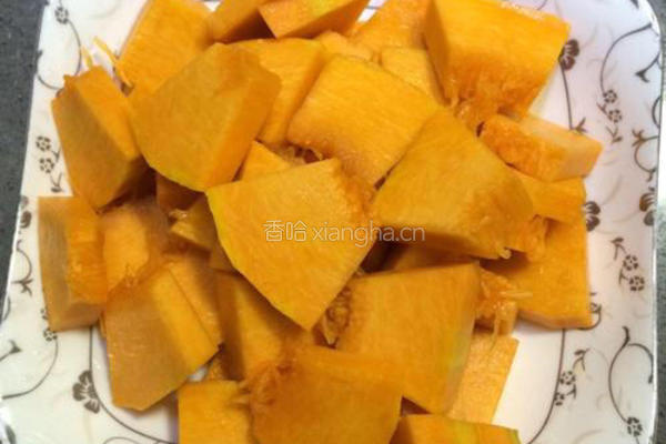 虾皮南瓜的做法图解1
