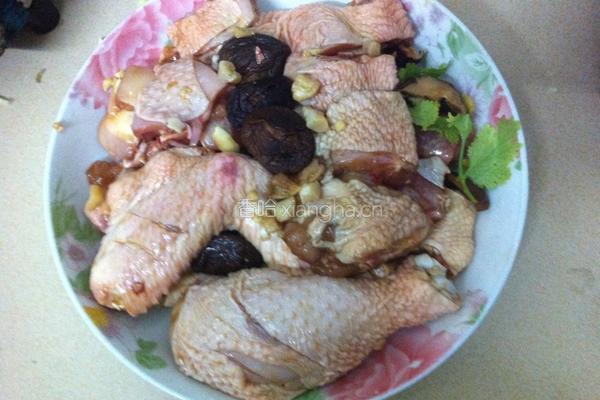 香菇瑶柱蒸鸡的做法图解6