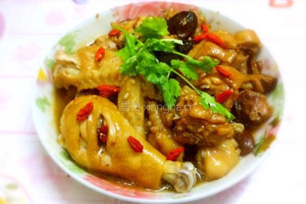 香菇瑶柱蒸鸡的做法图解9