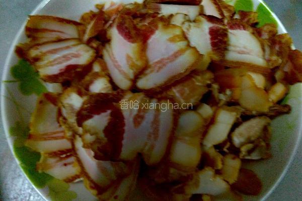 干菜炒腊肉的做法图解3