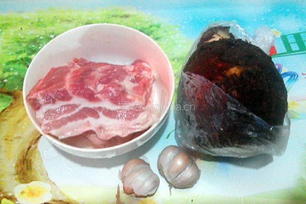 花肉煲竽头的做法图解1
