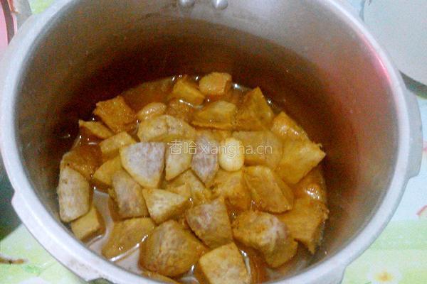 花肉煲竽头的做法图解10
