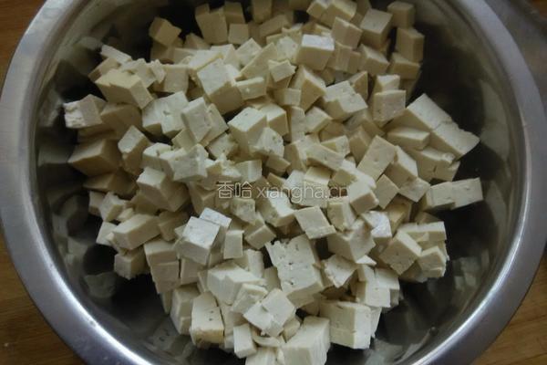 香菇豆腐的做法图解3