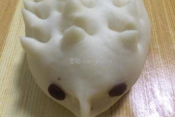 小刺猬豆沙包的做法图解7