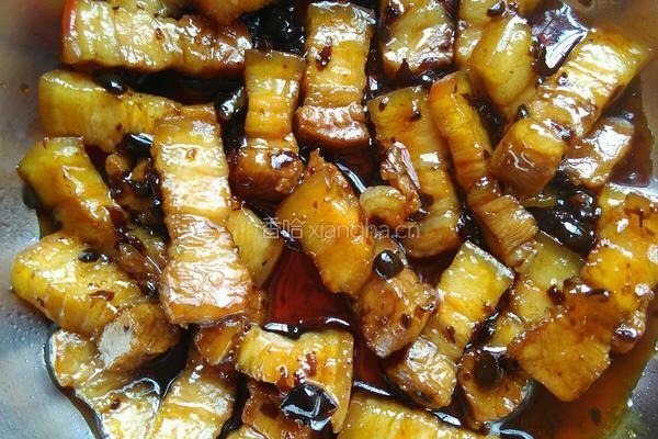 豆豉炒肉的做法图解4