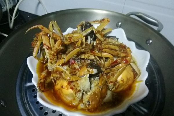 郫县豆瓣蒸大闸蟹的做法图解8