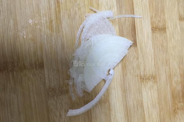 凉拌洋葱豌豆苗的做法图解5