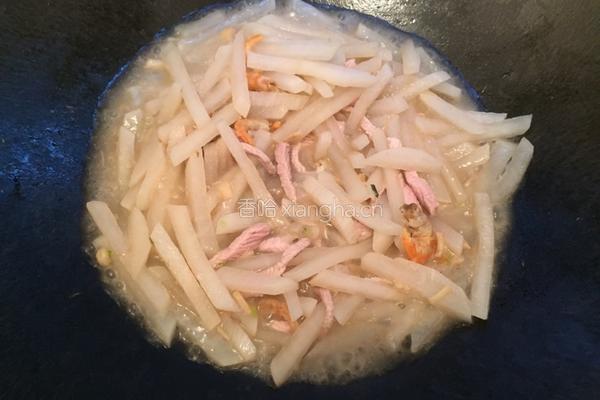 海鲜萝卜条的做法图解7