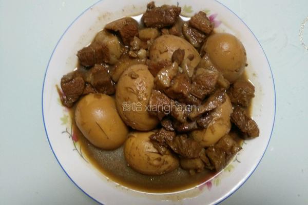 卤肉顿蛋的做法图解4