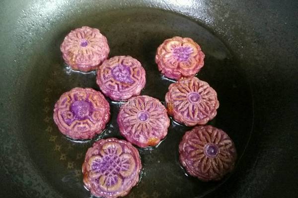 紫薯饼的做法图解4
