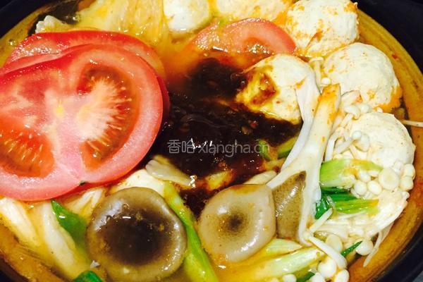 韩式辣白菜大酱汤的做法图解8