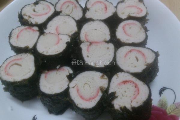 蟹柳紫菜卷的做法图解9