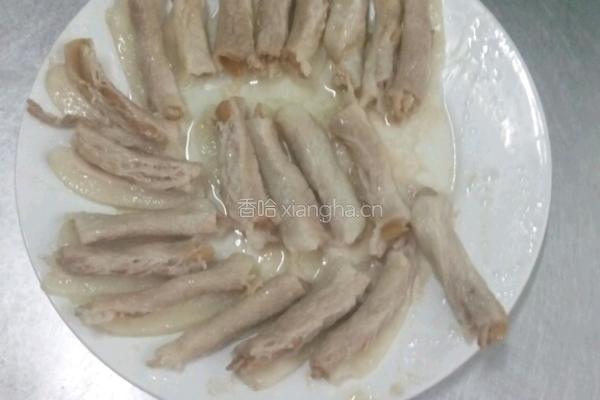 五花肉卷罗卜干的做法图解7