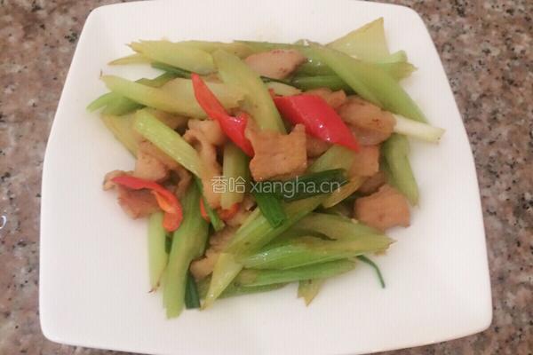 西芹炒肉