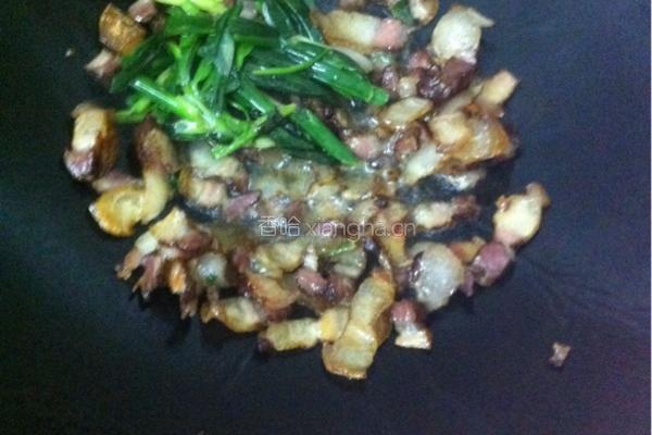 葱香腊肉的做法图解4