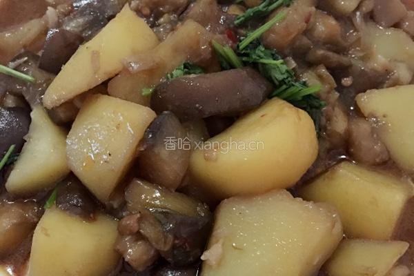 茄子炖土豆