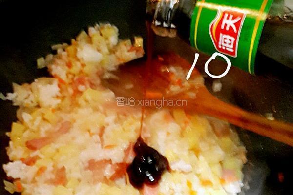 土豆培根炒饭的做法图解11