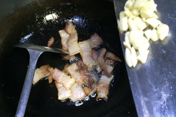 五花肉炒茭白的做法图解5