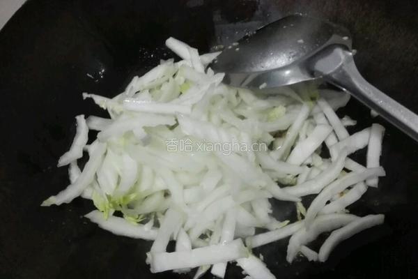 番茄鸡蛋炒白菜的做法图解4