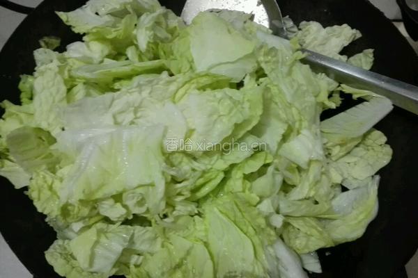 番茄鸡蛋炒白菜的做法图解6