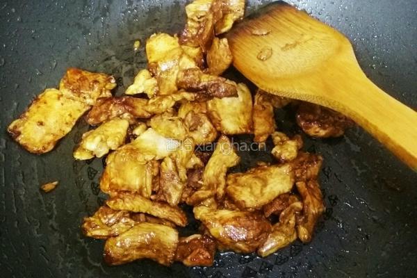 青笋鸡蛋炒肉片的做法图解6