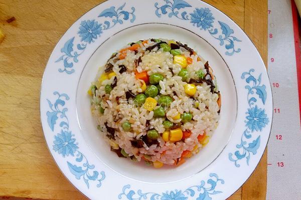 向日葵蛋炒饭的做法图解8