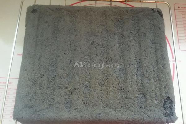 竹炭密豆蛋糕卷的做法图解12