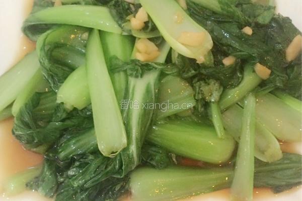 素炒上海青的做法图解6