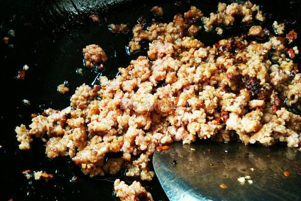 肉末茄子的做法图解3