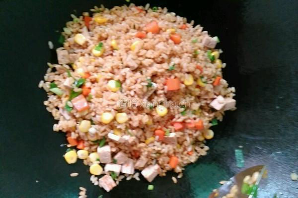 炒饭的做法图解5