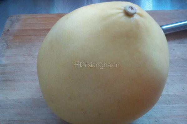 柚子皮果脯的做法图解1