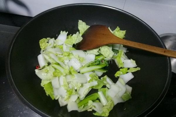 清炒小白菜的做法图解4