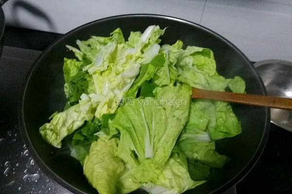 清炒小白菜的做法图解5