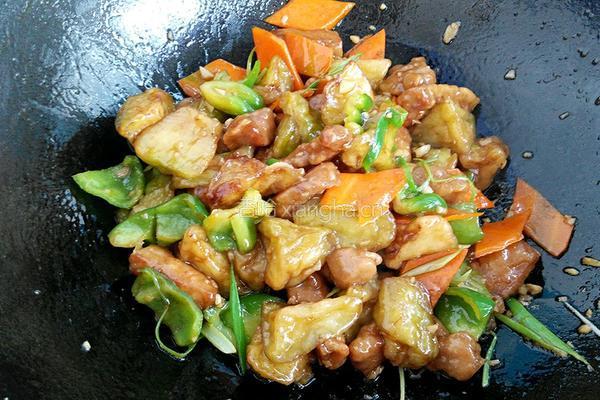 肉段烧茄子的做法图解12