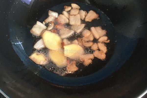 干豆角烧肉的做法图解4