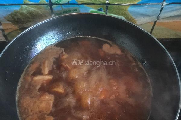 干豆角烧肉的做法图解7