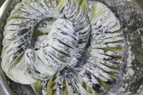 碧绿盘龙茄的做法图解3