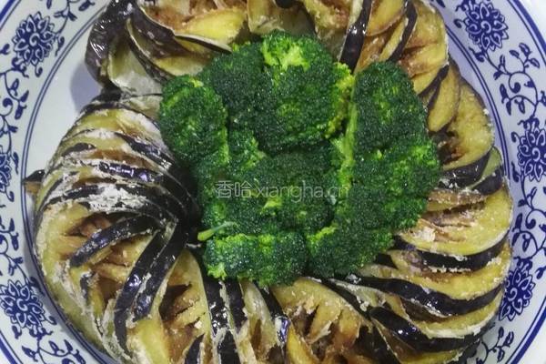 碧绿盘龙茄的做法图解5