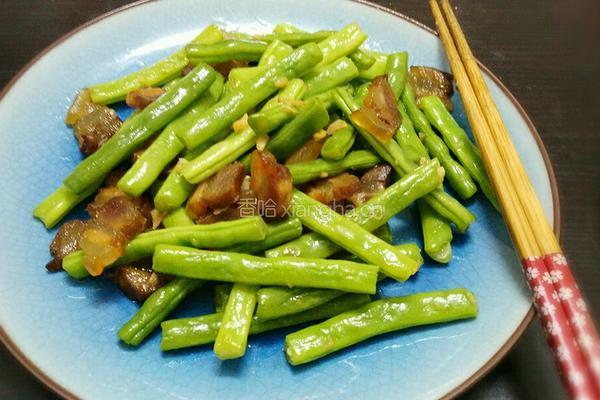 四季豆炒腊肉