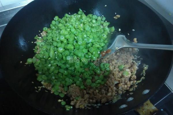 豆角炒肉沫的做法图解11