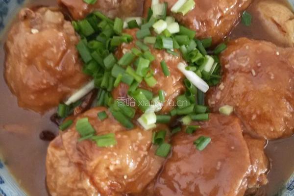 油面筋酿肉的做法图解3
