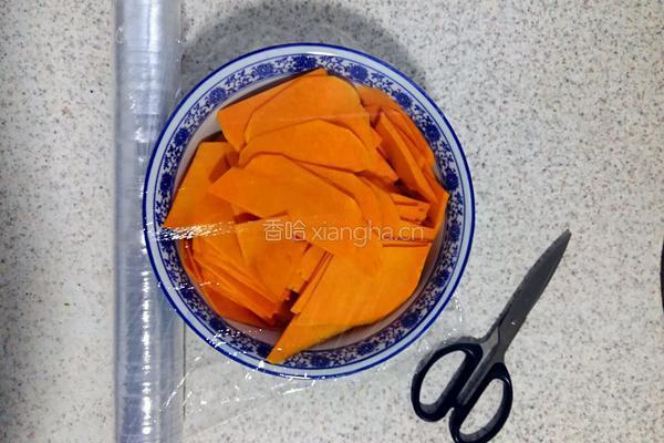 南瓜糯米饼的做法图解2
