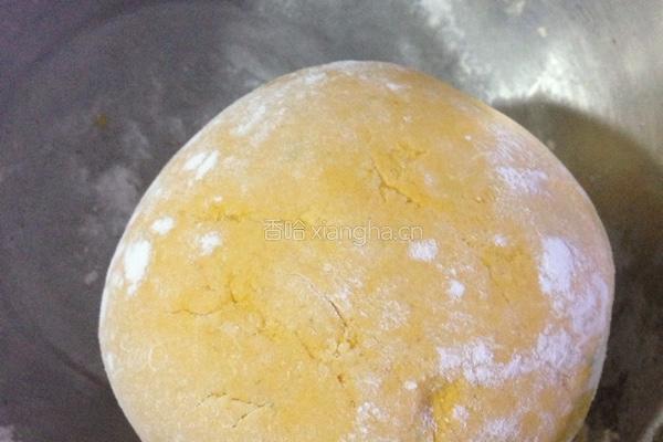 南瓜奶黄点心的做法图解4