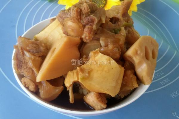 莲藕炖牛尾的做法图解10