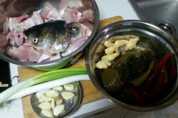 双椒泡菜鱼的做法图解1